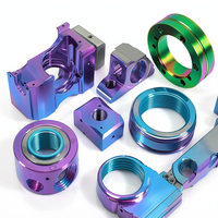 Pièces métalliques en alliage d'aluminium anodisé de précision 5 axes Fabrication personnalisée Service d'usinage CNC Matériel en acier inoxydable