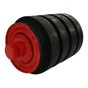 Good Buffering Performance Rubber Idler with Hot DIP Galvanized Treatment