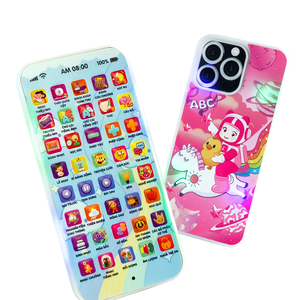 Leza bé nóng bán mini mô phỏng đa chức năng Walkie talkies điện thoại di động đồ chơi ánh sáng Tiếng Anh âm nhạc tính năng học tập - Product Image 1