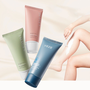 Crema depilatoria única de Aloe Vera para axilas, cara, cuerpo, púbico, para hombres y mujeres, Etiqueta Privada, crema depilatoria permanente indolora - Product Image 1