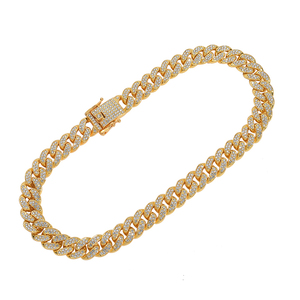 Hip Hop 13mm Miami Cuban Link Chain Gold Silver Necklace <b>Bracelet</b> Jewelry <b>Set</b> for Men - Product Image 2