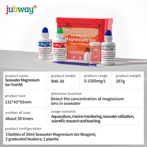 Kit <span class=keywords><strong>de</strong></span> Prueba <span class=keywords><strong>de</strong></span> Iones <span class=keywords><strong>de</strong></span> Magnesio en <span class=keywords><strong>Agua</strong></span> <span class=keywords><strong>de</strong></span> <span class=keywords><strong>Mar</strong></span> Jubway 0-1500mg/L para Acuicultura y Monitoreo Marino |   Certificado CE, Portátil y Resultados Rápidos - Product Image 2