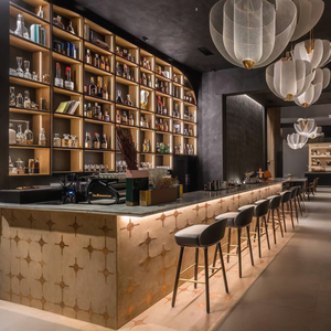 Arredamento da Bar su Misura con Illuminazione a LED per Banconi di Lusso per Casa, Hotel, Night Club, Cantinette e Pub, Uso Costruttore - Product Image 3