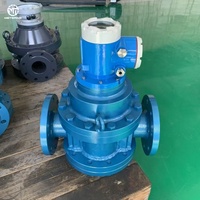 Digital Pointer/LCD Display Oval Gear Flow Meter for Oil Liquids Measurement Pressure 1.6/2.5/4.0/6.3MPa Temperature -20~+200