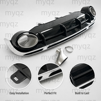Nouveau kit de carrosserie de conversion style RS6 pour Audi A6 C7 Berline 2012-2015, avec fixation par clip, lèvre de pare-chocs avant et clips de calandre nid d'abeille