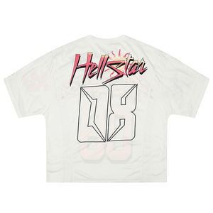 T-shirt de style rugby à manches courtes en jersey avec patchwork en maille imprimé et brodé personnalisable - Product Image 5