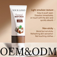 Private Label Vegan Collageen Fruit Kruiden Verlichtende Verzorgende Kokosolie Vitamine E Huidverzorgende Verhelderende Body Cream