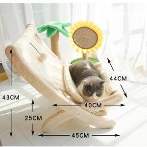 All-In-One-Jahreszeiten <span class=keywords><strong>Cat</strong></span> Scratching Board Sofa Holznest und Klettergerüst Sisal Großhandel Katzen bett für Katzen nest - Product Image 3
