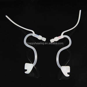 Puntas de Auricular de Ajuste Abierto para Tubo BTE Tradicional, Tubo Transparente Curvo con Bloqueo de Plástico, Auricular Binaural de Ajuste Abierto - Product Image 2