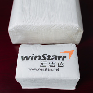 Serviette en papier pour restaurant, 1 pli, couleur blanche, en pâte vierge du Vietnam, pliée en 1/6, type Mor Napkin - Product Image 2
