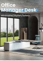 Bureau de direction électrique moderne de luxe à hauteur réglable, personnalisé en usine, avec plateau en panneau