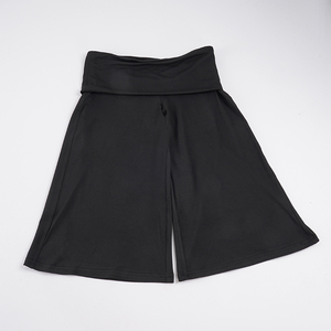 Comfortable Casual Style Loose Fit Knitted Solid Color Bermuda Shorts with <b>Fold</b>-<b>Over</b> Waist - Product Image 6