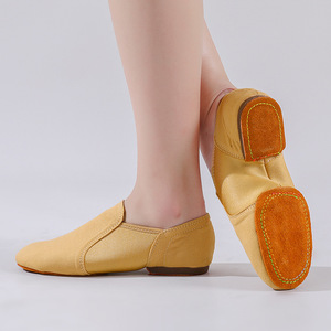 Chaussures <span class=keywords><strong>de</strong></span> <span class=keywords><strong>jazz</strong></span> Elasta Bootie en cuir et semelle fendue élastique - Product Image 4