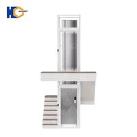 Ascenseur hydraulique pratique pour la maison, ascenseur résidentiel pour maison, villa, capacité 400 kg, 2 à 6 étages
