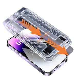 Mica de Cristal para Cabina Anti Polvo de Aplicación Perfecta y Ajuste Garantizado para <span class=keywords><strong>iPhone</strong></span> Series <span class=keywords><strong>Pro</strong></span> <span class=keywords><strong>Max</strong></span> - Product Image 1