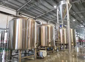 Sistema de elaboración de cerveza de tres recipientes con calefacción eléctrica 300L 3HL a la venta