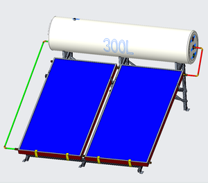 OEM 300L герметичная плоская пластина SUS316L, солнечный водонагреватель, солнечная система горячей воды - Product Image 6