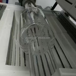 התאמה אישית של צינור זכוכית קוורץ שקוף עמיד בחום עם קצוות מתרחבים ומלוטשים - Product Image 2