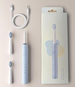 Cepillo de dientes eléctrico sónico para adultos Cerdas suaves Carga USB de tres velocidades Blanqueamiento de dientes impermeable Tiempo de ejecución de 60 días Portátil - Product Image 2