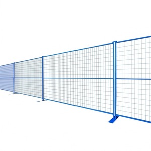 Garde-corps temporaires galvanisés en treillis métallique soudé de haute qualité pour les chantiers de construction au Canada - Product Image 1