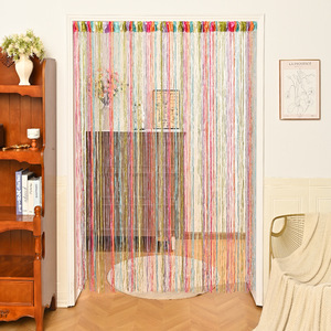 Tür schnur Vorhang Tür Perlen Vorhänge hängen Raumteiler Perlen Dekor Fenster Türen Pailletten Sheer Boho Quaste (Regenbogen) - Product Image 2