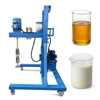 Mélangeur dispersant électrique haute vitesse 5,5 kW pour IBC, capacité 1000 L, moteur, mélange de peintures chimiques, construction en acier au carbone