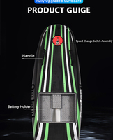 Jeu d'eau surf 60 km/h 12kw Jet motorisé électrique planche de surf planche de surf électrique pour rivières et lacs