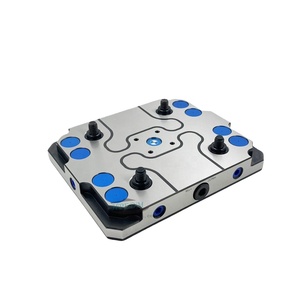 Paleta de cambio rápido de punto cero de acero de alta precisión CNC Bibo de 3, 4 y 5 ejes para espaciado de 96 mm, para tornillo de banco autocentrante He-khdz9 - Product Image 1
