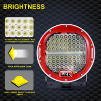 7 ''7 pouces 9 pouces rond tout-terrain Led travail lumière 300W étanche Spot faisceau Led Pod lampe de travail pour camion Suv Atv tracteur bateau
