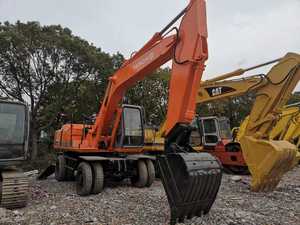 Excavatrice sur roues d'occasion, matériel de terrassement HITACHI EX160WD à vendre - Product Image 2