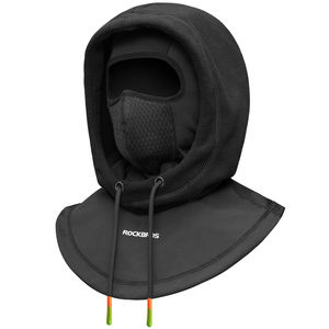 <span class=keywords><strong>ROCKBROS</strong></span> <span class=keywords><strong>Cagoule</strong></span> Coupe-Vent Chaude et Ajustable, Capuche Thermique en Polaire pour Hiver - Product Image 1