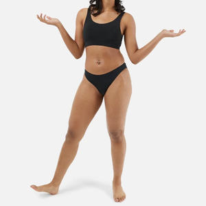 Culottes courtes en coton tricoté doux personnalisées, anti-fuites, absorbantes, antibactériennes, écologiques, pour flux abondant, menstruelles pour femmes - Product Image 4