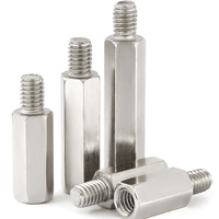 Pièces de précision CNC OEM, entretoises pour garde-corps en verre, machine à visser CNC, entretoises pour enseignes, entretoises pour circuits imprimés