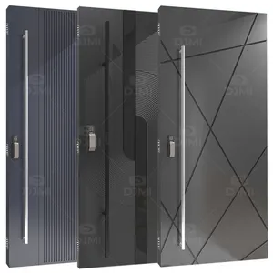 Exterior Luxury Design Steel Entrance Door Exterior Security Front Pivot Door Modern Entry Black Aluminum Pivot Door