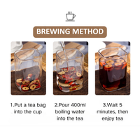 Tisane chinoise de marque aux herbes mélangées pour la santé rénale, nettoyage naturel des reins, sachets de thé de qualité supérieure en boîte