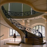 Kit de balustrade de balcon moderne en fer forgé pour villa extérieure, installation facile