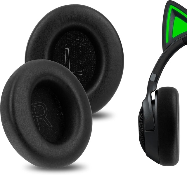 High Quality Protein Leather Earpad Cushion for Razer Kraken V4/V4X/V4Pro/Kitty V2 Pro Headphones Replacement Earpads Repair