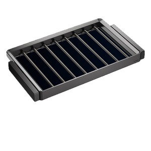 CooperMonica Trouser Rack Telescopic Stainless Steel Rectangle Wardrobe Clothing Organizer <b>Standing</b> Type Aluminum Alloy WS4122S - Product Image 2