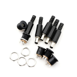 ปลั๊กและเต้ารับไฟฟ้ากระแสตรง QY ขนาด 12V 5.5-2.1 มม. แบบตัวผู้และตัวเมีย สำหรับสัญญาณภาพและเสียง - Product Image 4