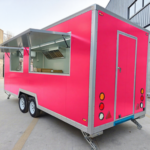 Camión de comida móvil pequeño con cocina completa Carro de comida de diseño simple móvil con ruedas Remolque de camión de comida rápida EE. UU. - Product Image 1