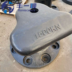 Bollard d'amarrage croisé en acier pour bateaux, type <span class=keywords><strong>ancre</strong></span>, accessoire nautique double pour quai - Product Image 6