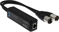Adaptateur de sortie analogique AVIO Dante 2 canaux, 44,1, 48, 96 kHz / 24 bits, alimenté par PoE, contrôlé par Dante, Plug and Play