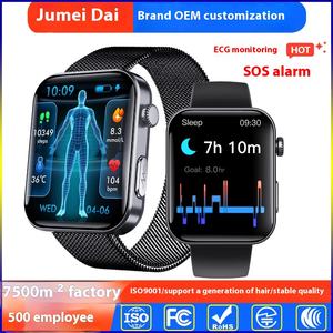 Reloj Inteligente F300Ecg con Pantalla IPS, Monitoreo de Frecuencia Cardíaca y ECG Durante Todo el Día, Comercio Exterior, iOS, SOS, IP67, Silicona y Plástico - Product Image 6