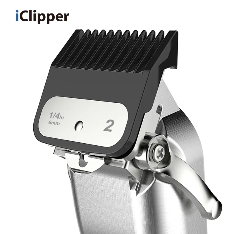 IClipperメタルガイドコームヘアクリッパートリマー使用コーム