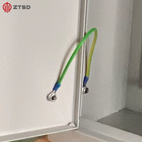 Boîtier de contrôle de distribution en métal pour compteur électrique en tôle étanche pour l'extérieur