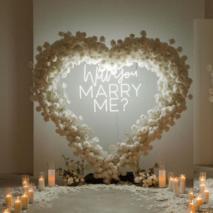 Gran Venta de arco de flores artificiales en forma de corazón, pilar de flores, arco de amor, arco de corazón, telón de fondo para decoración de boda, gran oferta de la semana, 2017 - Product Image 4