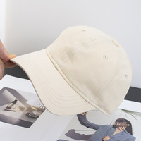 Gorra de béisbol de marca Unisex Color sólido Sombrero de algodón informal, 6 paneles sin estructurar Logotipo bordado personalizado Sombreros de papá