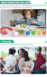 Laboratorio <span class=keywords><strong>de</strong></span> Ciencia BIG BANG, <span class=keywords><strong>mi</strong></span> <span class=keywords><strong>primer</strong></span> Laboratorio <span class=keywords><strong>de</strong></span> Ciencia incluye 13 experimentos para desarrollar inteligencia, Kits <span class=keywords><strong>de</strong></span> Ciencia Educativa DIY para niños - Product Image 6