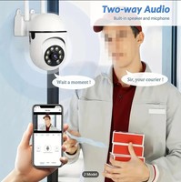 Cámara de Seguridad IP Inalámbrica Mini A7 2.4G Wifi V360 Pro con Aplicación, Monitoreo Diurno y Nocturno, CCTV Externa, Vigilancia y Control por Aplicación