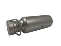 Bouteille d'eau portable en titane avec logo personnalisé en gros pour les barbecues de camping en plein air et autres activités